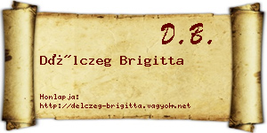 Délczeg Brigitta névjegykártya