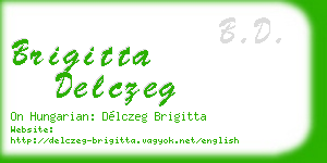 brigitta delczeg business card